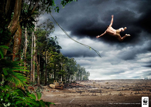 Рекламні принти про спасіння природи