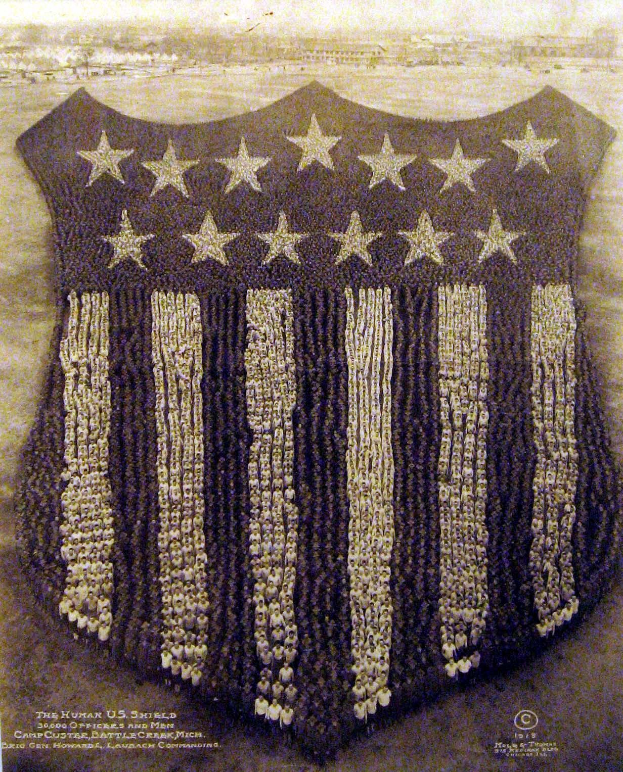 The Human U.S. Shield, 1918