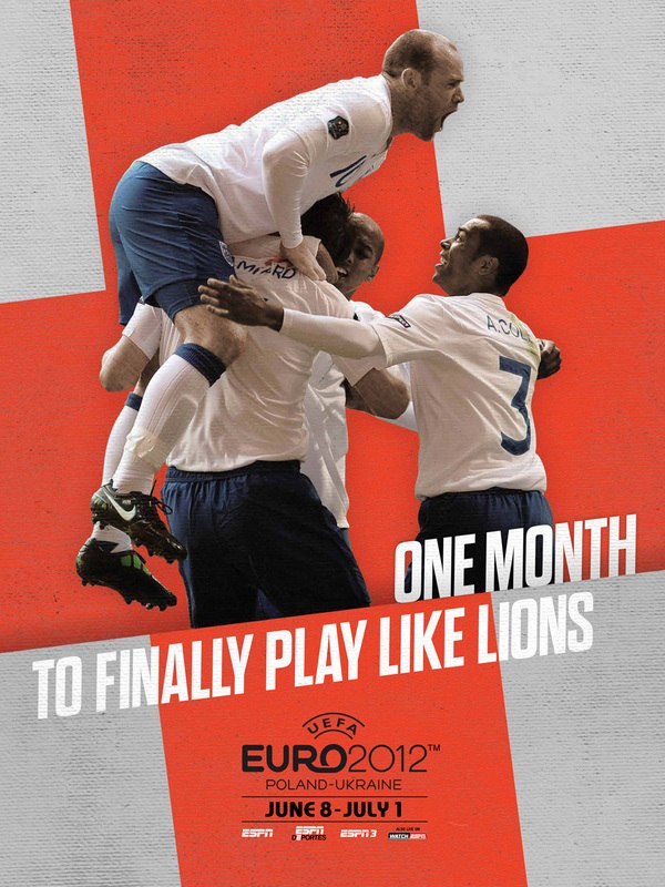 Мотивуючі постери для команд Євро-2012